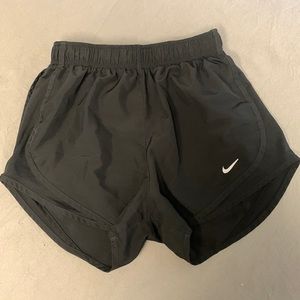 Nike running shorts.